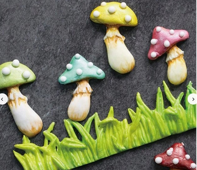 Molde de Silicona con forma de Hongos 4,2 cms y 3,5 cms