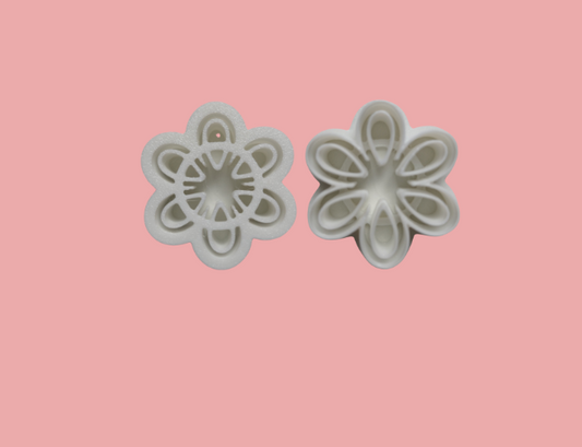 Molde para hacer una Flor tipo Mandala 4 cms