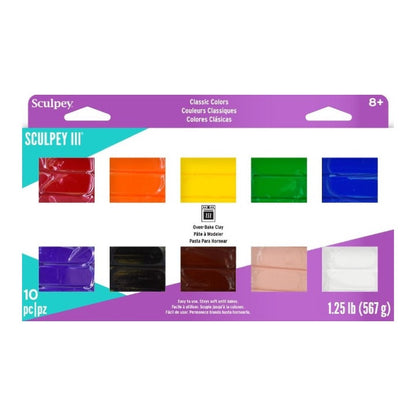 Sculpey III Multipack - Classics, 10 x 2 oz (57 g)