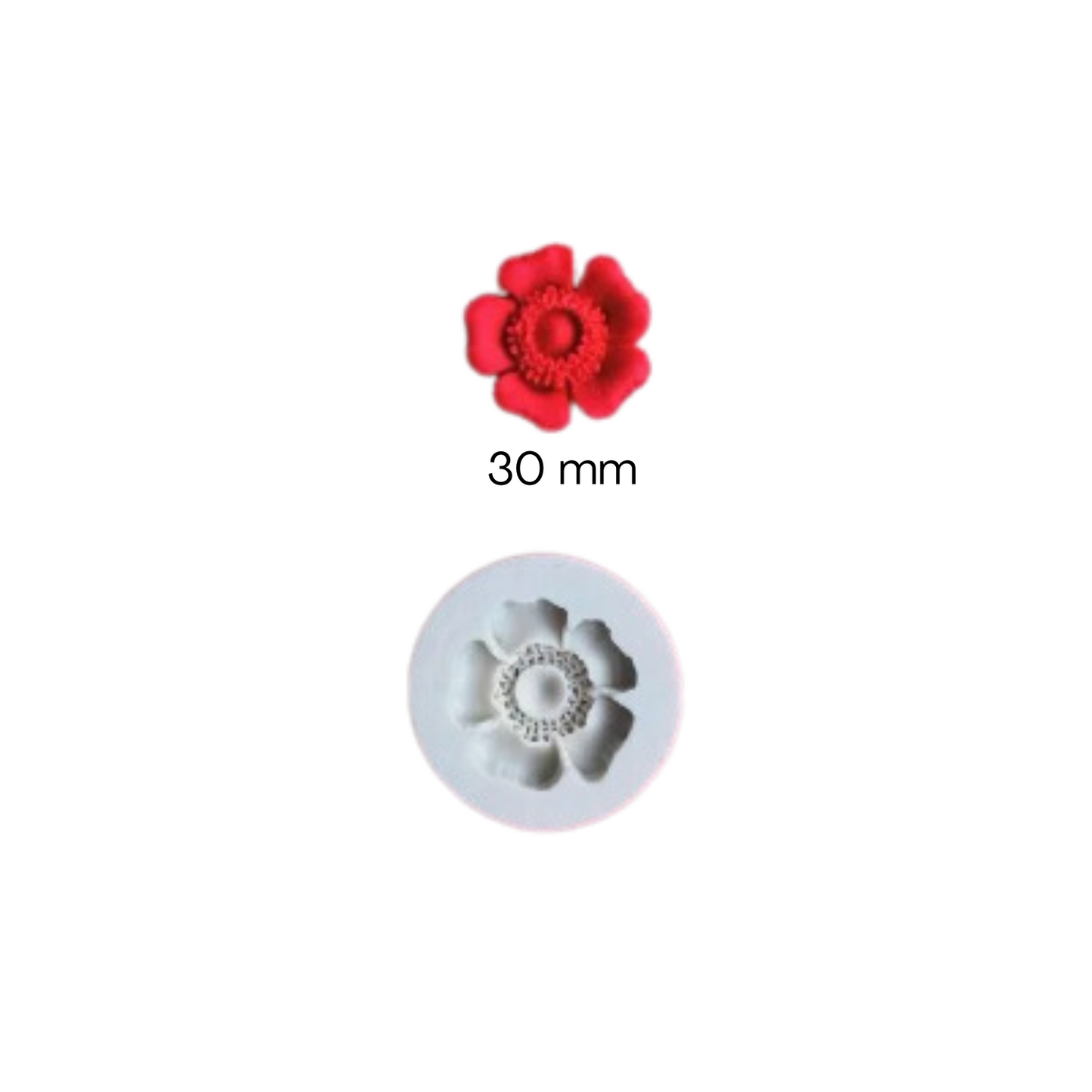 Molde para flores (una flor)