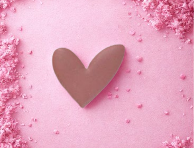 Moldes con forma de corazón 1,9 cms x 1,6 cms