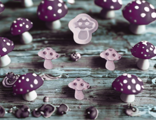 Moldes para hacer Hongos pequeños