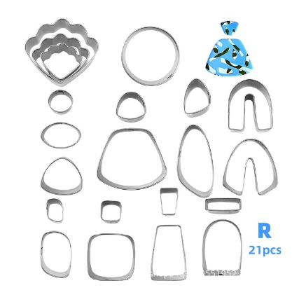 Set de Moldes y Cortadores de varias formas