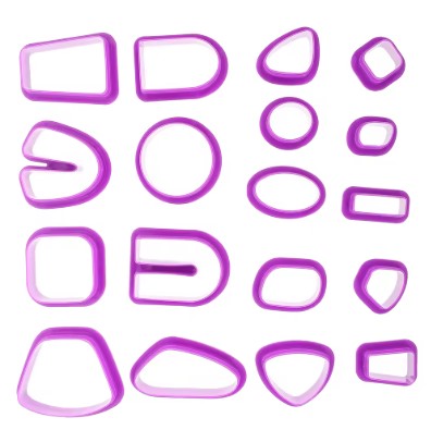 Moldes Varios para hacer aros 18 piezas